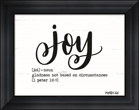 Framed Joy Print