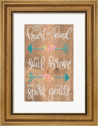 Framed Gentle Spirit Arrows Print