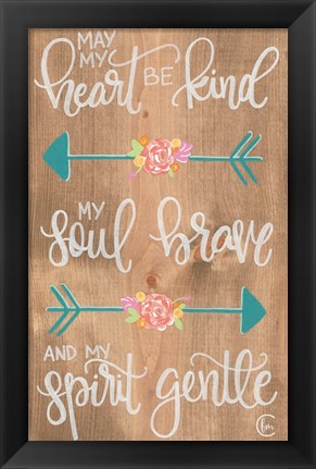 Framed Gentle Spirit Arrows Print