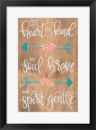 Framed Gentle Spirit Arrows Print