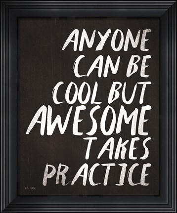 Framed Awesome Print