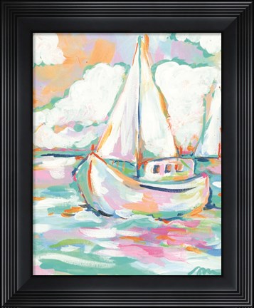 Framed Pink Sea Print