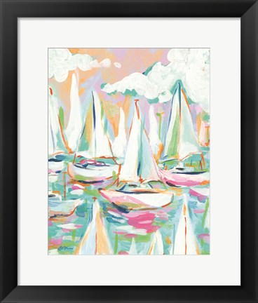 Framed Sailboat Sea Print