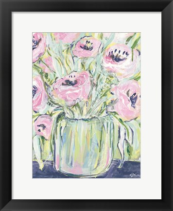 Framed Peonies Print