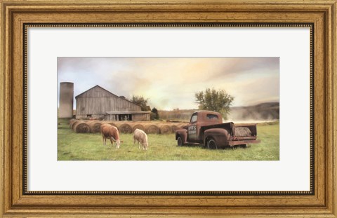 Framed Tioga Country Farmland Print