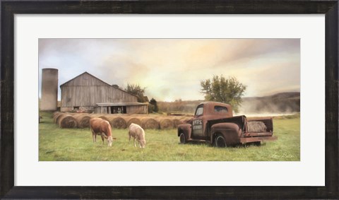 Framed Tioga Country Farmland Print