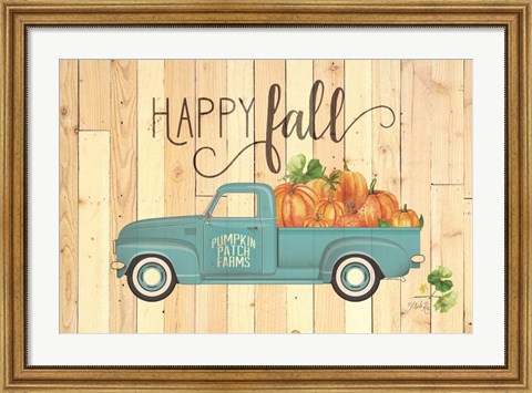 Framed Happy Fall Print