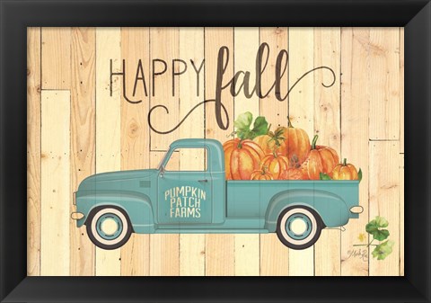 Framed Happy Fall Print