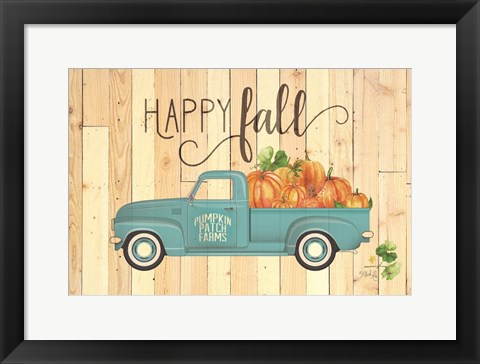 Framed Happy Fall Print