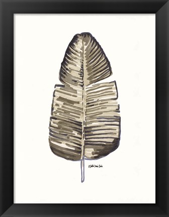 Framed Modern Palm 1 Print