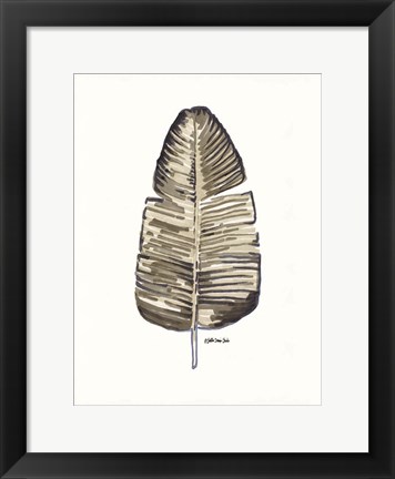 Framed Modern Palm 1 Print