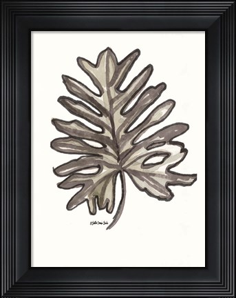 Framed Modern Palm 3 Print