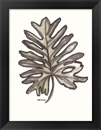 Framed Modern Palm 3 Print