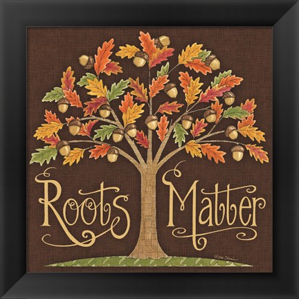 Framed Roots Matter Print