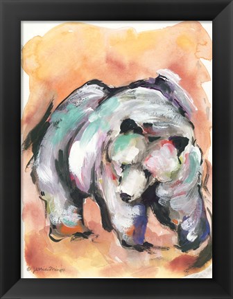 Framed Mountain Grisly Print