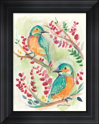 Framed Birds of a Feather Print