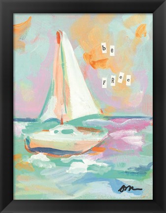 Framed Sailboat II Print