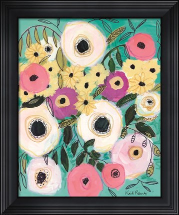 Framed Wedding Bouquet Print