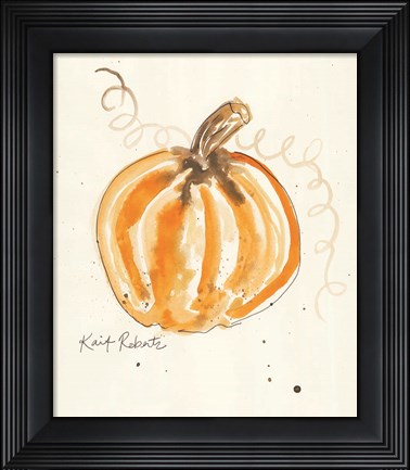 Framed P is for Pumpkin Print