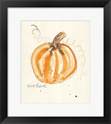 Framed P is for Pumpkin Print