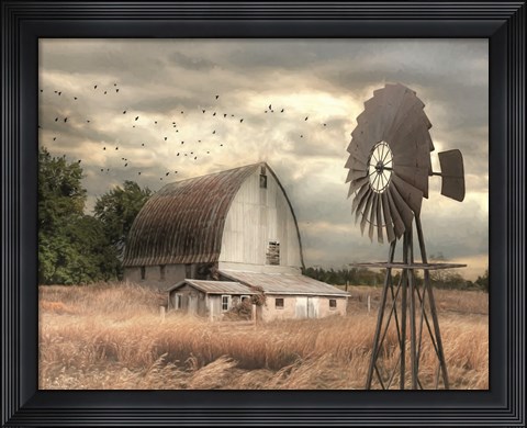 Framed Henderson Bay Farm Print