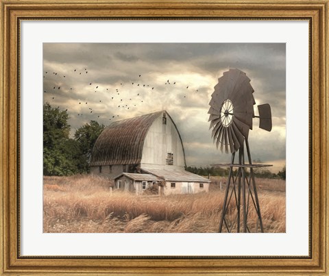 Framed Henderson Bay Farm Print