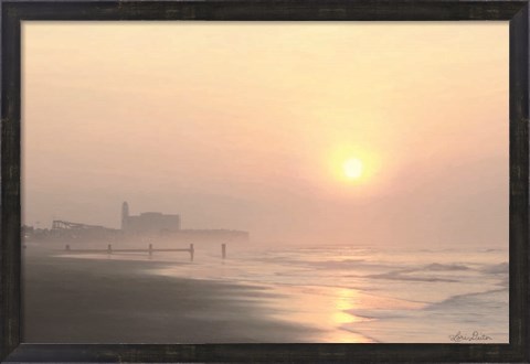 Framed Ocean City Sunrise Print