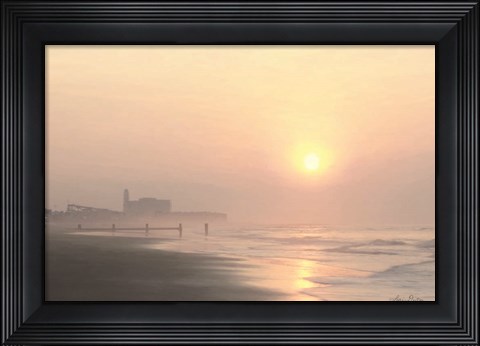 Framed Ocean City Sunrise Print