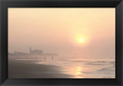 Framed Ocean City Sunrise Print