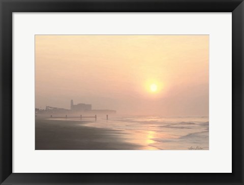 Framed Ocean City Sunrise Print