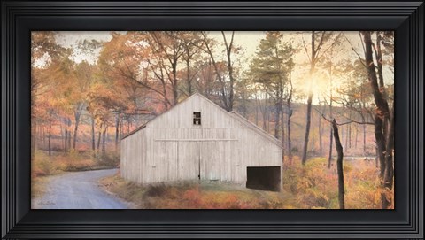 Framed Fall at the Barn Print