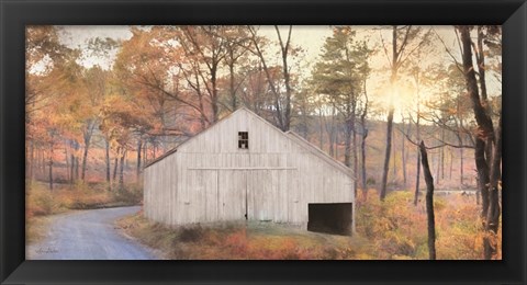 Framed Fall at the Barn Print