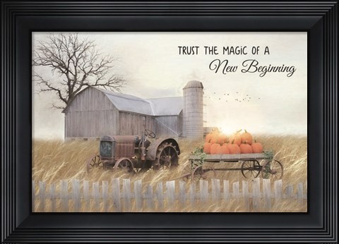 Framed New Beginning Print