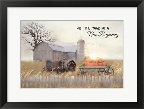 Framed New Beginning Print