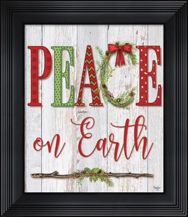 Framed Peace on Earth Print