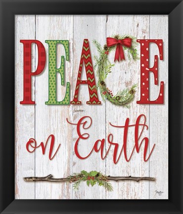 Framed Peace on Earth Print