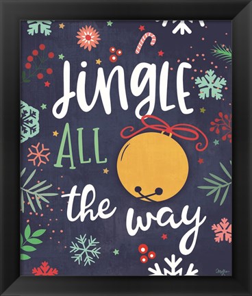 Framed Jingle All the Way Print