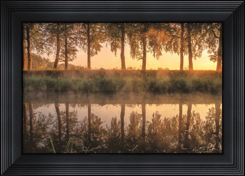 Framed Sunrise in the Netherlands Print