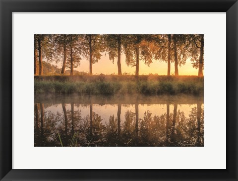 Framed Sunrise in the Netherlands Print