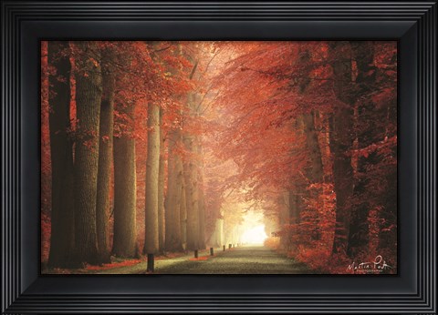 Framed Way to Red Print