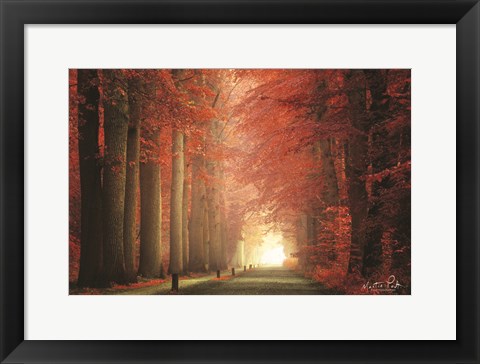 Framed Way to Red Print