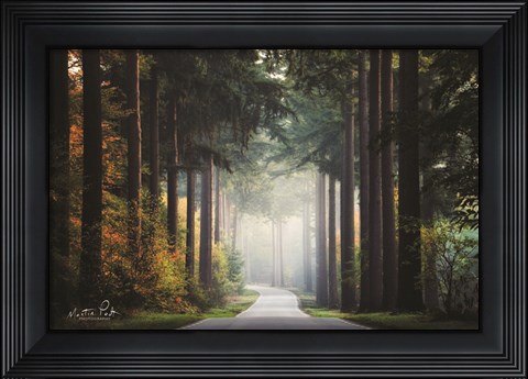 Framed Mysterious Roads Print
