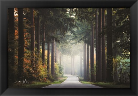 Framed Mysterious Roads Print