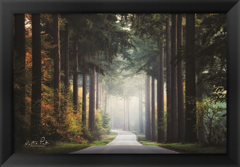 Framed Mysterious Roads Print