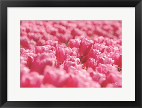 Framed Pink Field Print