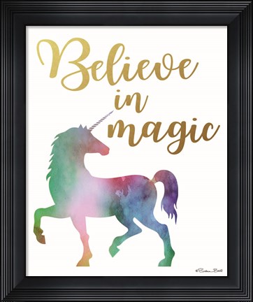 Framed Believe in Magic Print