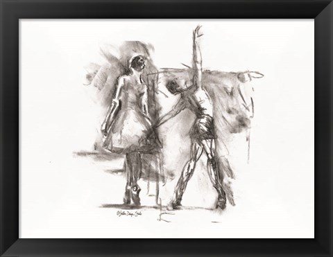 Framed Dance Figure 3 Print