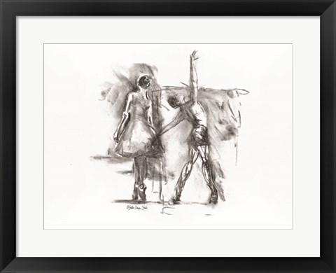 Framed Dance Figure 3 Print