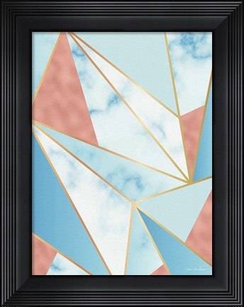Framed Geometric Sky Print