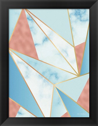 Framed Geometric Sky Print